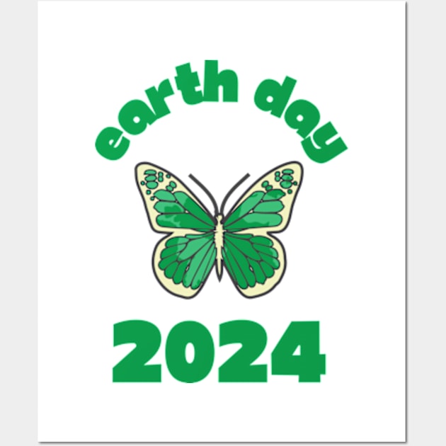 earth day gift 2024 april 22 Wall Art by graphicaesthetic ✅